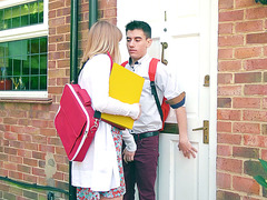 Jenny Diamond seduces her friend from school with her body