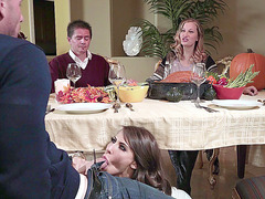 German Madison Ivy demonstrates her cock sucking skills