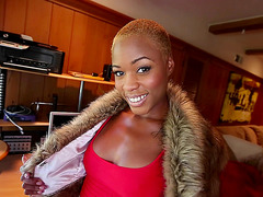 Karma May poses as she shows us her amazing body